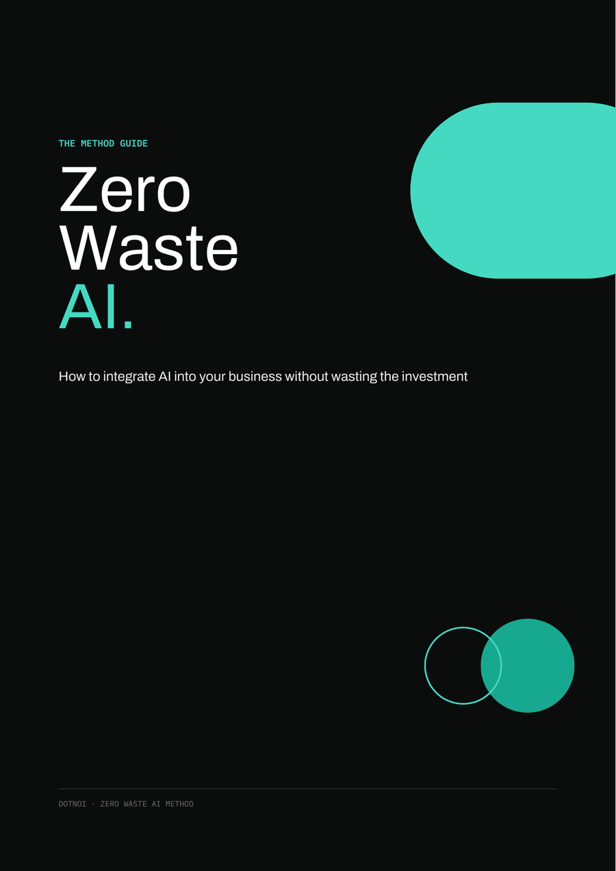 Portada de la guía del Zero Waste AI Method